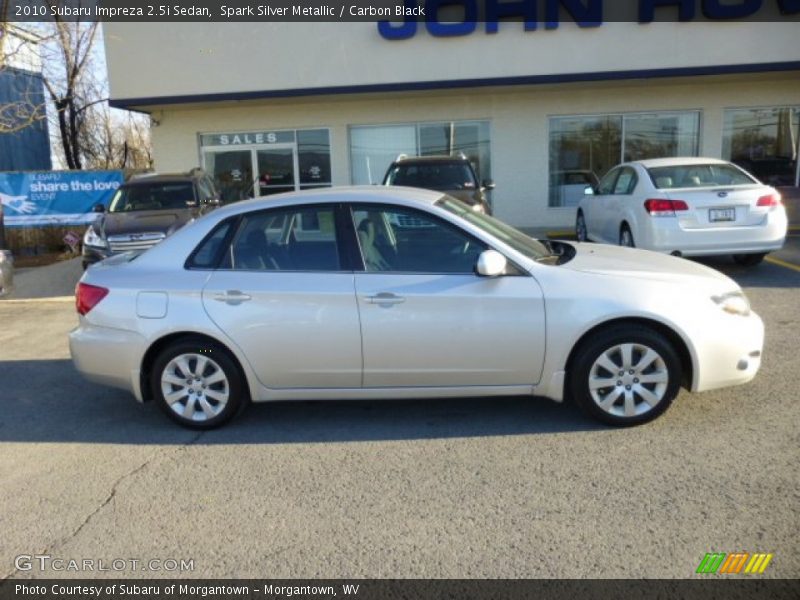 Spark Silver Metallic / Carbon Black 2010 Subaru Impreza 2.5i Sedan