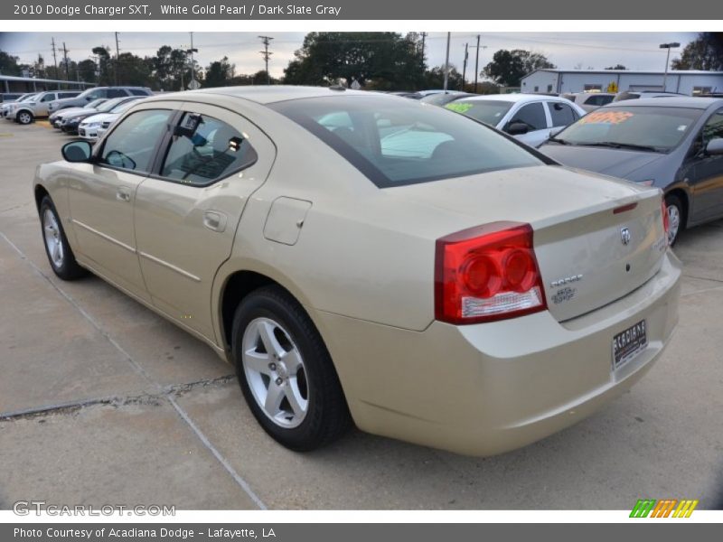 White Gold Pearl / Dark Slate Gray 2010 Dodge Charger SXT