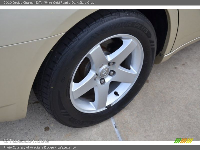 White Gold Pearl / Dark Slate Gray 2010 Dodge Charger SXT