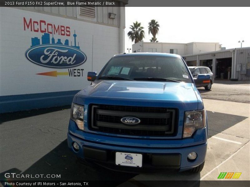 Blue Flame Metallic / Black 2013 Ford F150 FX2 SuperCrew