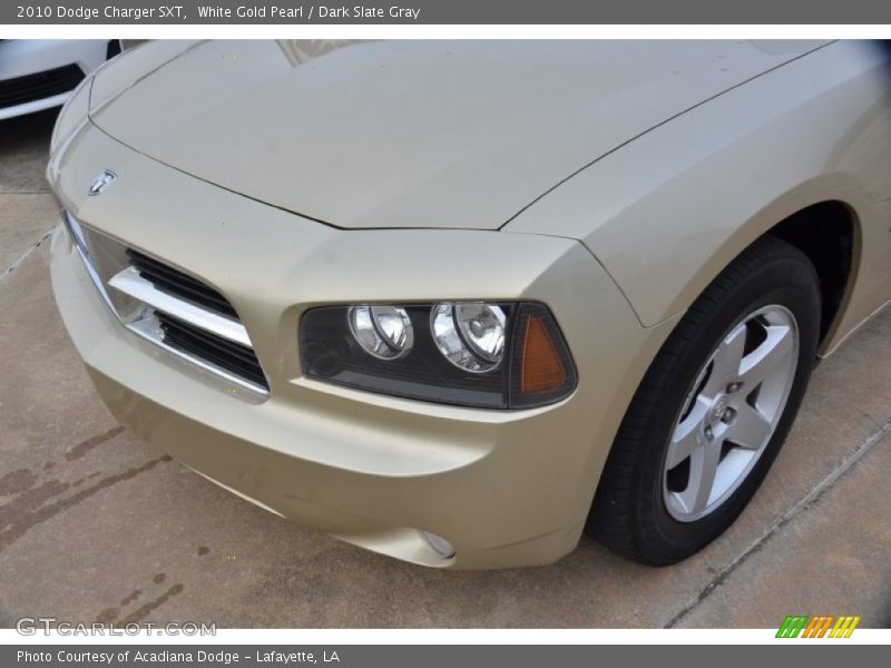 White Gold Pearl / Dark Slate Gray 2010 Dodge Charger SXT