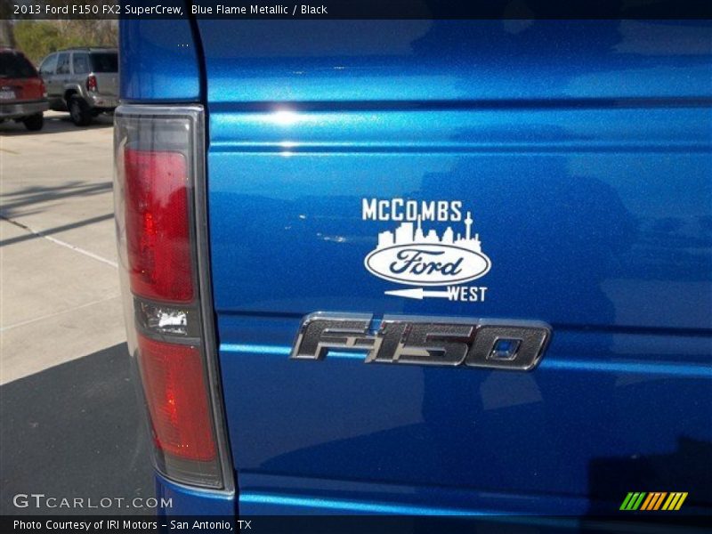 Blue Flame Metallic / Black 2013 Ford F150 FX2 SuperCrew