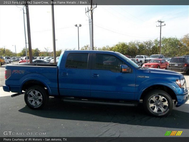 Blue Flame Metallic / Black 2013 Ford F150 FX2 SuperCrew