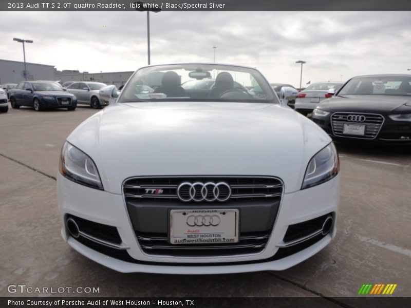 Ibis White / Black/Spectral Silver 2013 Audi TT S 2.0T quattro Roadster