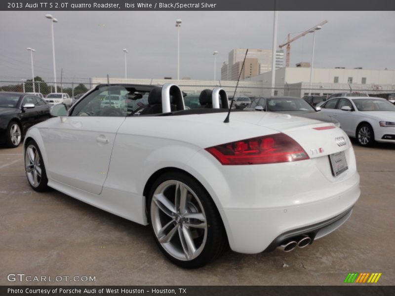 Ibis White / Black/Spectral Silver 2013 Audi TT S 2.0T quattro Roadster