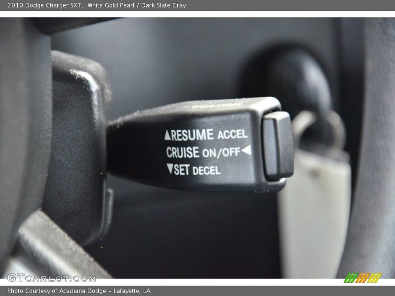 White Gold Pearl / Dark Slate Gray 2010 Dodge Charger SXT