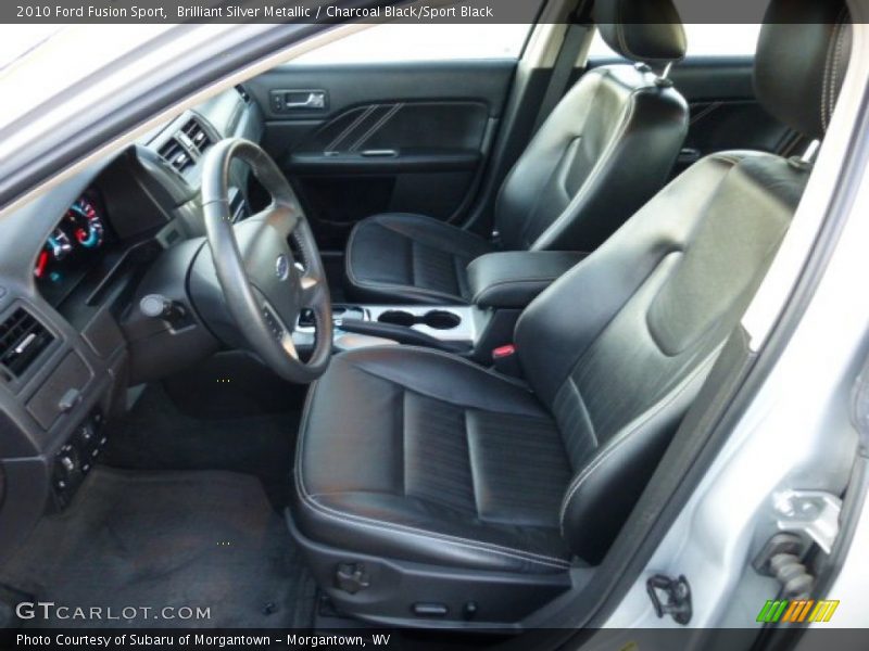 Front Seat of 2010 Fusion Sport