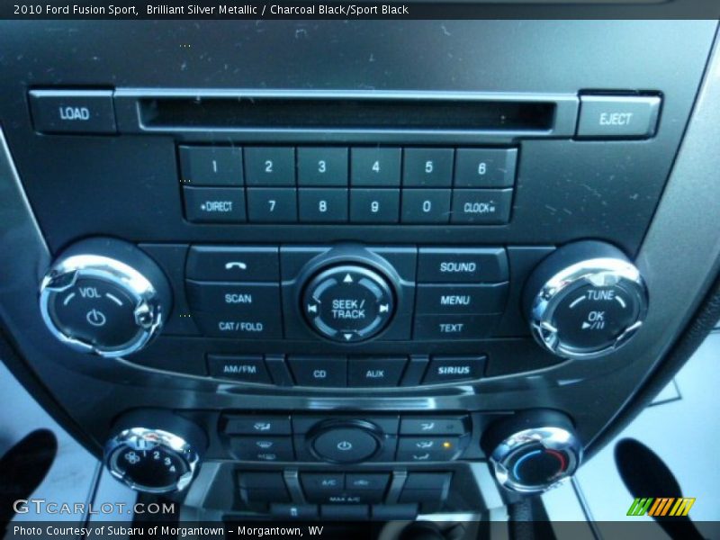 Controls of 2010 Fusion Sport