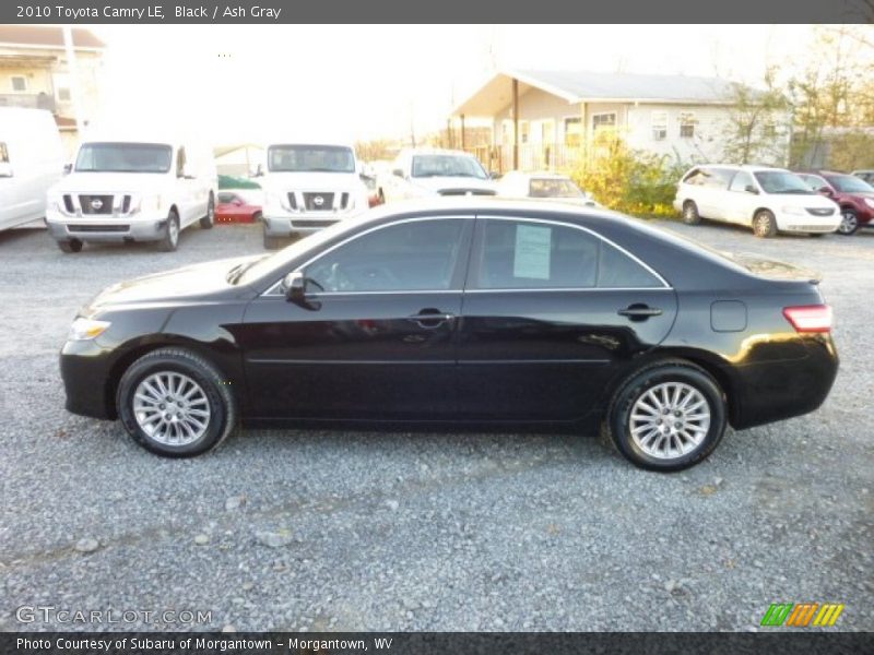 Black / Ash Gray 2010 Toyota Camry LE