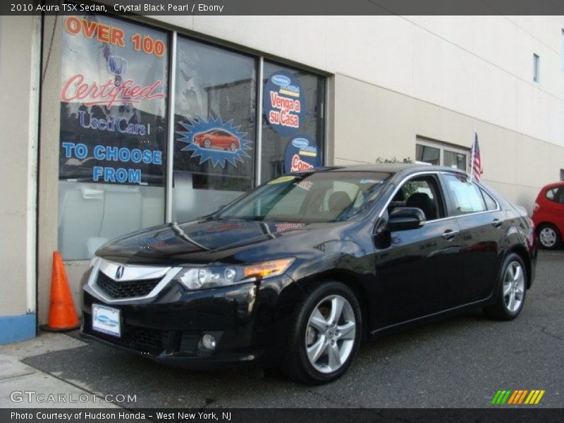 Crystal Black Pearl / Ebony 2010 Acura TSX Sedan