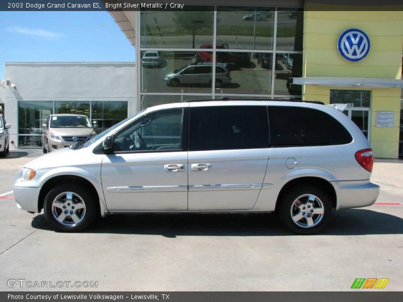 Bright Silver Metallic / Gray 2003 Dodge Grand Caravan ES