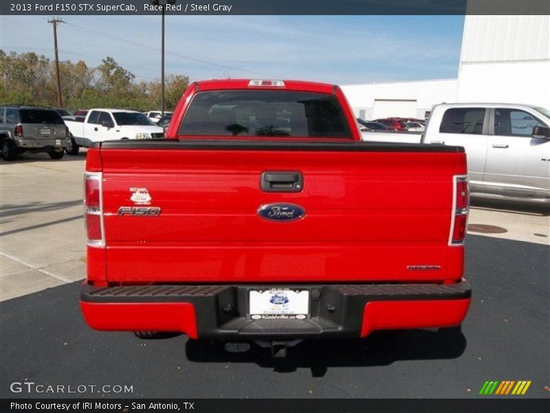 Race Red / Steel Gray 2013 Ford F150 STX SuperCab