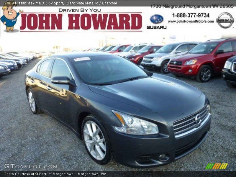 Dark Slate Metallic / Charcoal 2009 Nissan Maxima 3.5 SV Sport