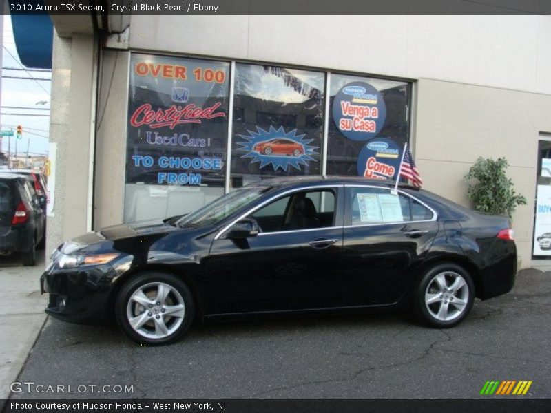 Crystal Black Pearl / Ebony 2010 Acura TSX Sedan