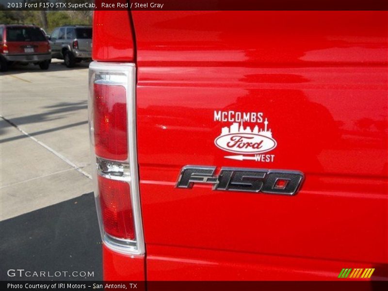 Race Red / Steel Gray 2013 Ford F150 STX SuperCab