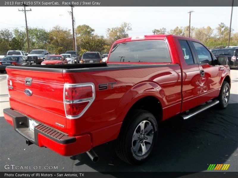 Race Red / Steel Gray 2013 Ford F150 STX SuperCab