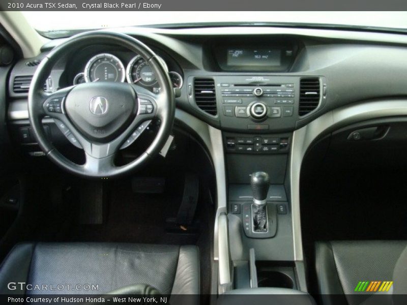 Crystal Black Pearl / Ebony 2010 Acura TSX Sedan