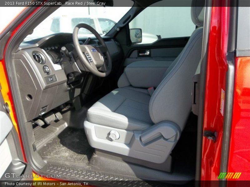 Race Red / Steel Gray 2013 Ford F150 STX SuperCab