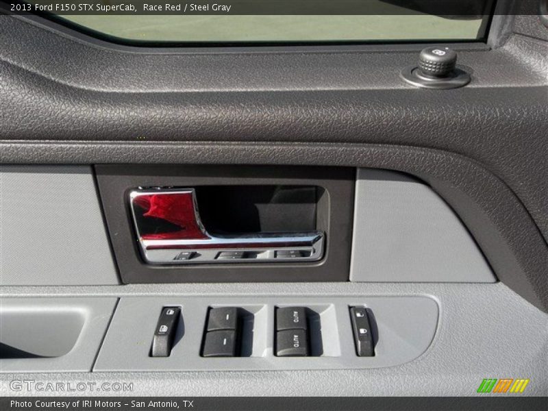 Race Red / Steel Gray 2013 Ford F150 STX SuperCab