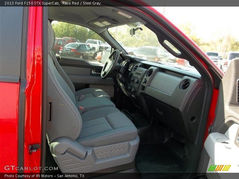 Race Red / Steel Gray 2013 Ford F150 STX SuperCab