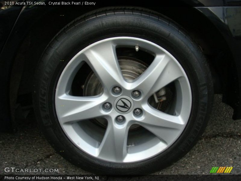 Crystal Black Pearl / Ebony 2010 Acura TSX Sedan