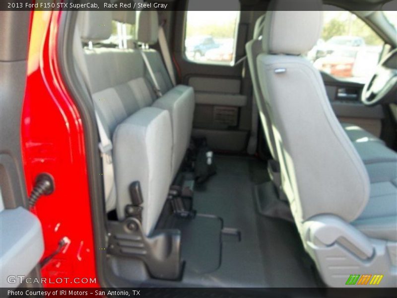 Race Red / Steel Gray 2013 Ford F150 STX SuperCab