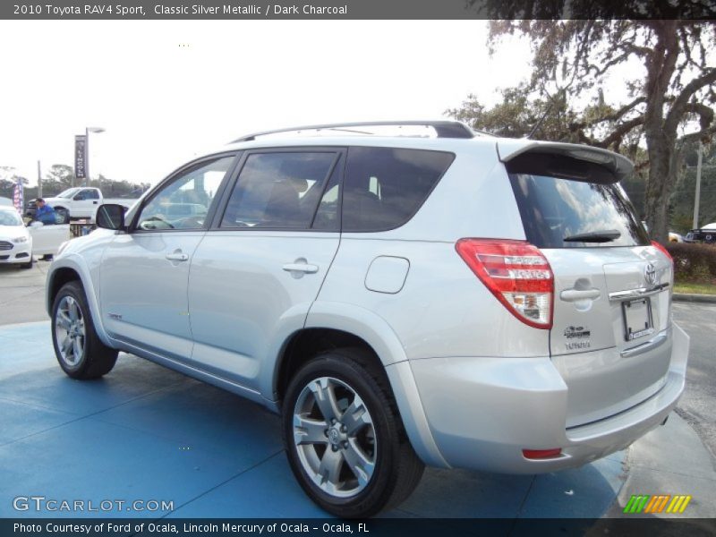 Classic Silver Metallic / Dark Charcoal 2010 Toyota RAV4 Sport