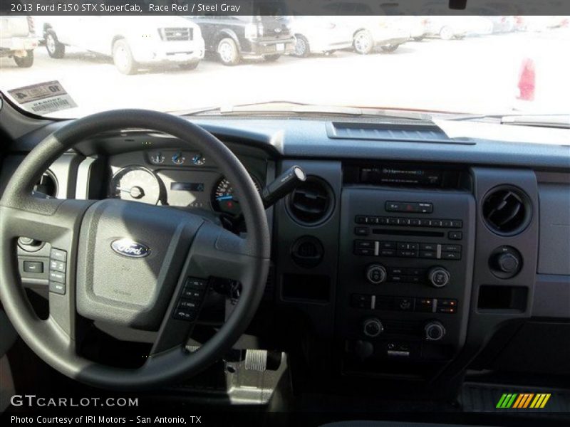 Race Red / Steel Gray 2013 Ford F150 STX SuperCab