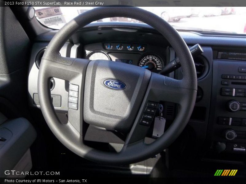Race Red / Steel Gray 2013 Ford F150 STX SuperCab