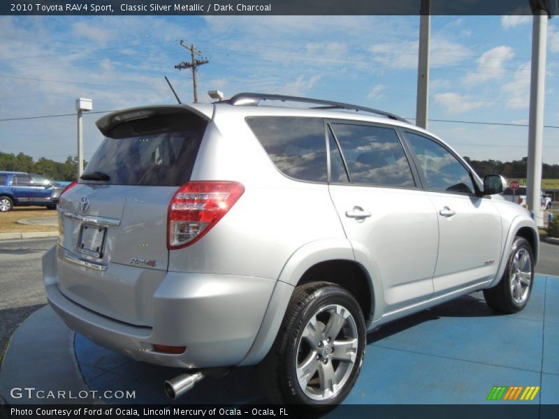 Classic Silver Metallic / Dark Charcoal 2010 Toyota RAV4 Sport