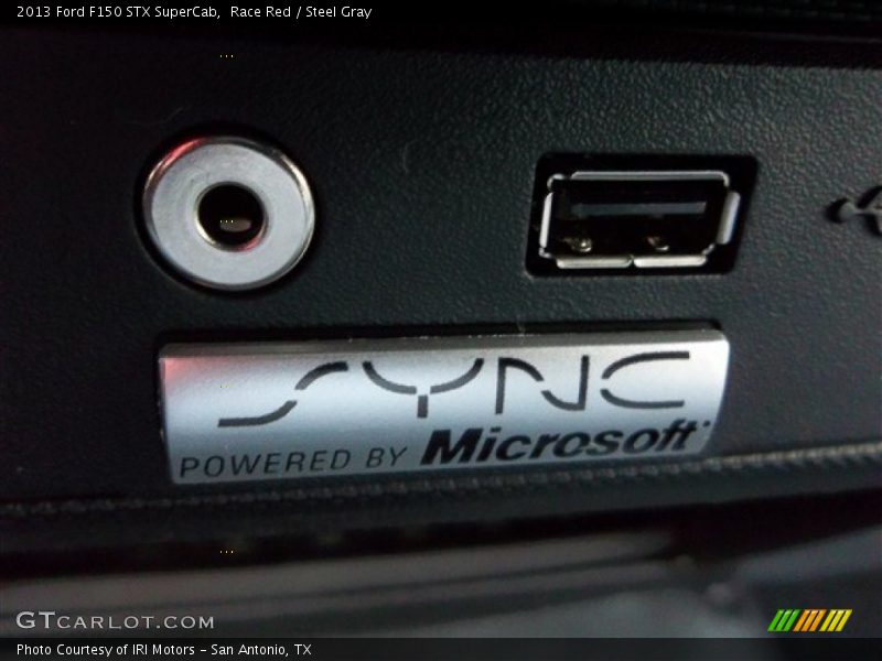 Race Red / Steel Gray 2013 Ford F150 STX SuperCab
