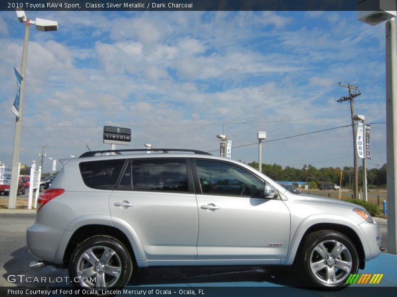 Classic Silver Metallic / Dark Charcoal 2010 Toyota RAV4 Sport