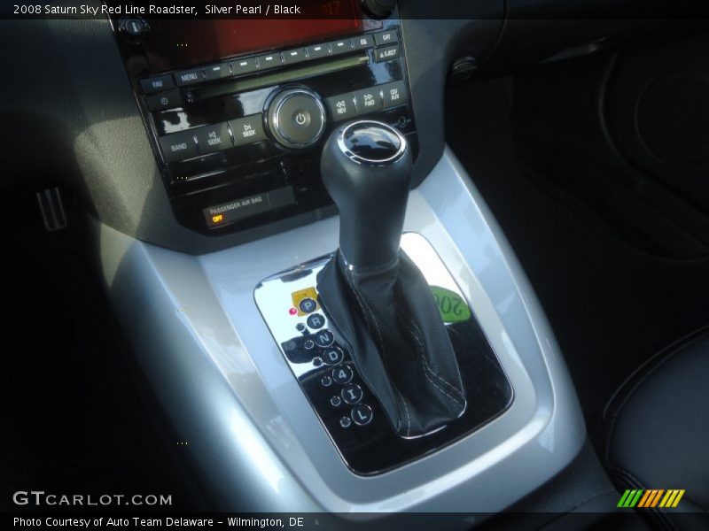 Silver Pearl / Black 2008 Saturn Sky Red Line Roadster