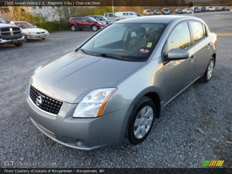 Magnetic Gray / Charcoal/Steel 2008 Nissan Sentra 2.0