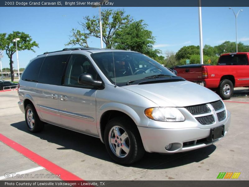 Bright Silver Metallic / Gray 2003 Dodge Grand Caravan ES