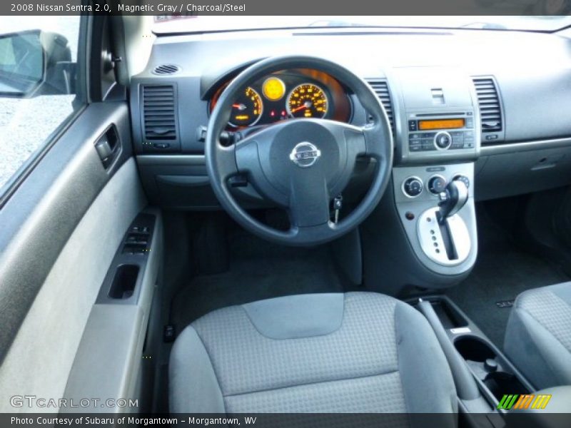 Magnetic Gray / Charcoal/Steel 2008 Nissan Sentra 2.0