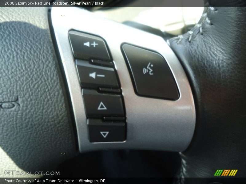 Silver Pearl / Black 2008 Saturn Sky Red Line Roadster