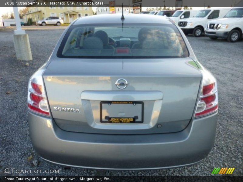 Magnetic Gray / Charcoal/Steel 2008 Nissan Sentra 2.0