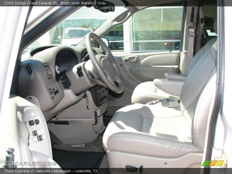 Bright Silver Metallic / Gray 2003 Dodge Grand Caravan ES