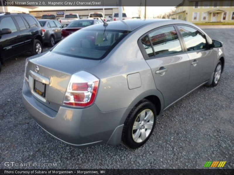 Magnetic Gray / Charcoal/Steel 2008 Nissan Sentra 2.0