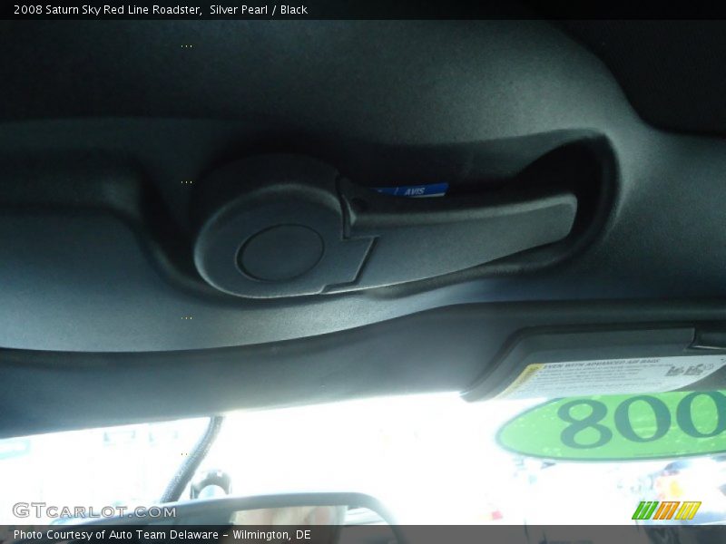 Silver Pearl / Black 2008 Saturn Sky Red Line Roadster