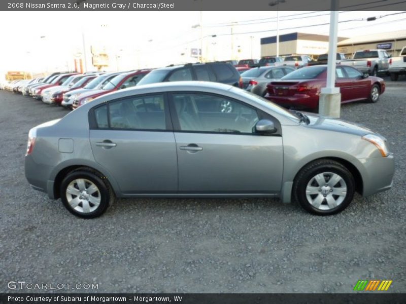 Magnetic Gray / Charcoal/Steel 2008 Nissan Sentra 2.0