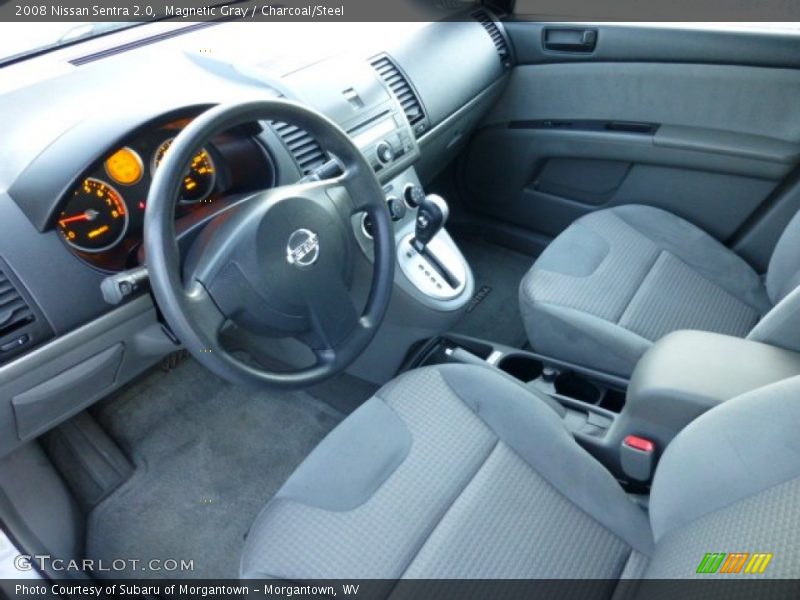 Magnetic Gray / Charcoal/Steel 2008 Nissan Sentra 2.0