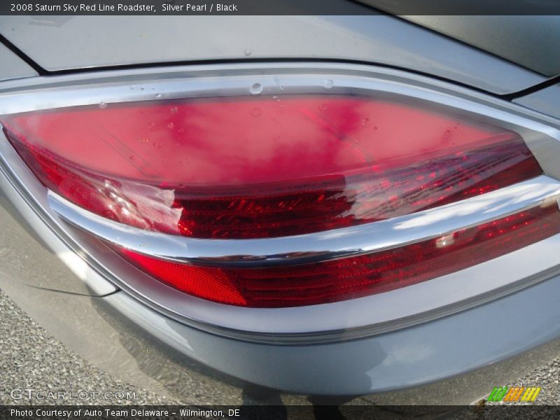 Silver Pearl / Black 2008 Saturn Sky Red Line Roadster