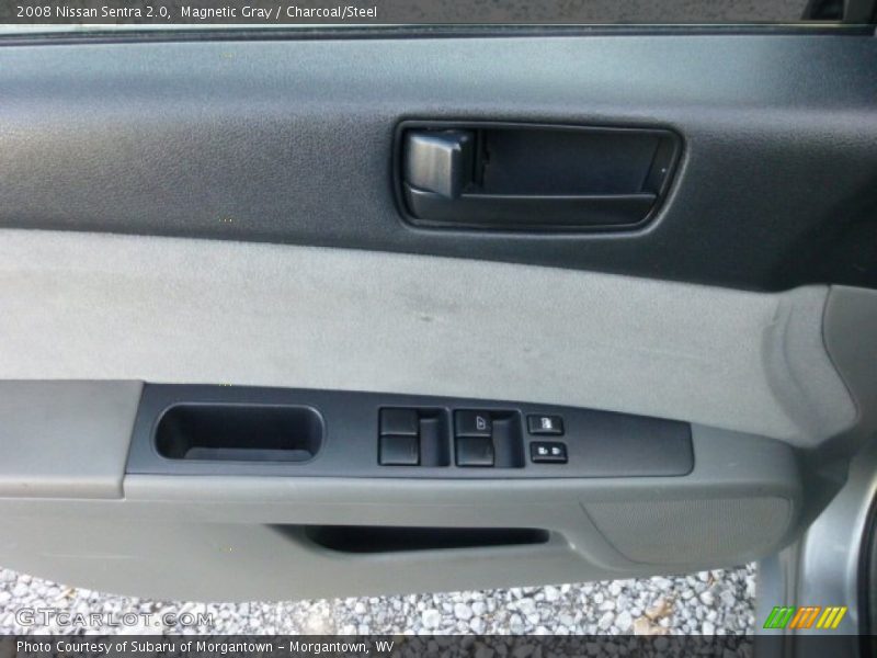 Magnetic Gray / Charcoal/Steel 2008 Nissan Sentra 2.0
