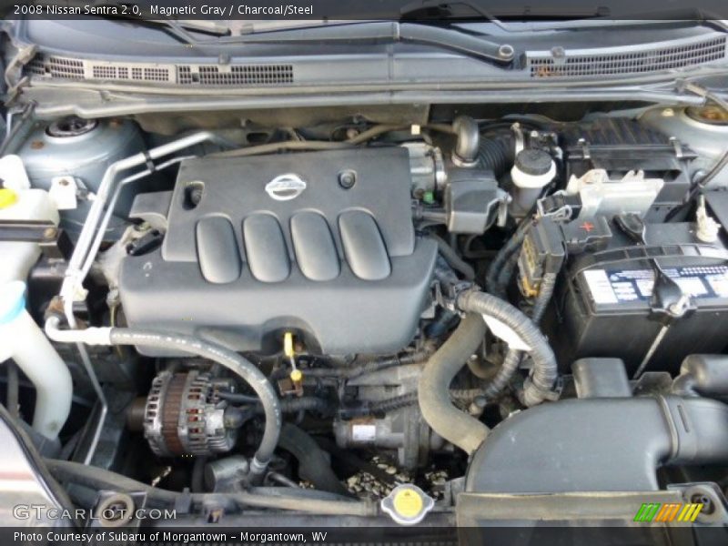 Magnetic Gray / Charcoal/Steel 2008 Nissan Sentra 2.0