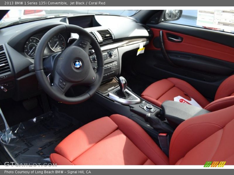 Coral Red Interior - 2013 1 Series 135i Convertible 