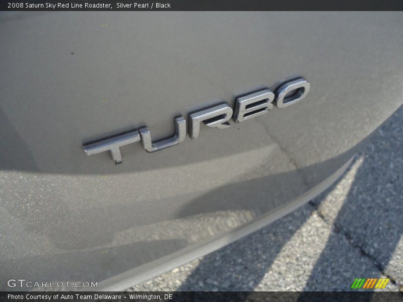 Silver Pearl / Black 2008 Saturn Sky Red Line Roadster