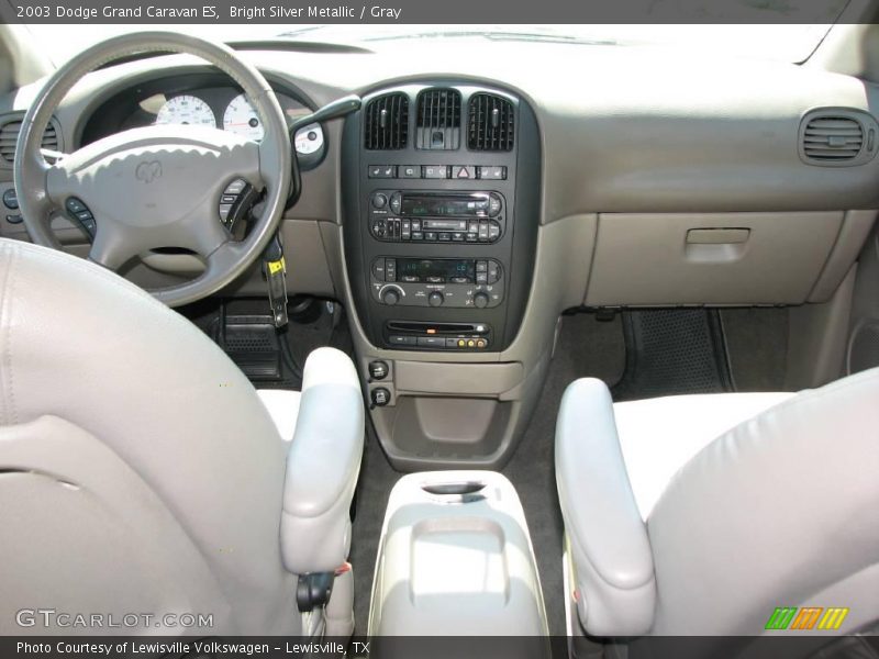 Bright Silver Metallic / Gray 2003 Dodge Grand Caravan ES