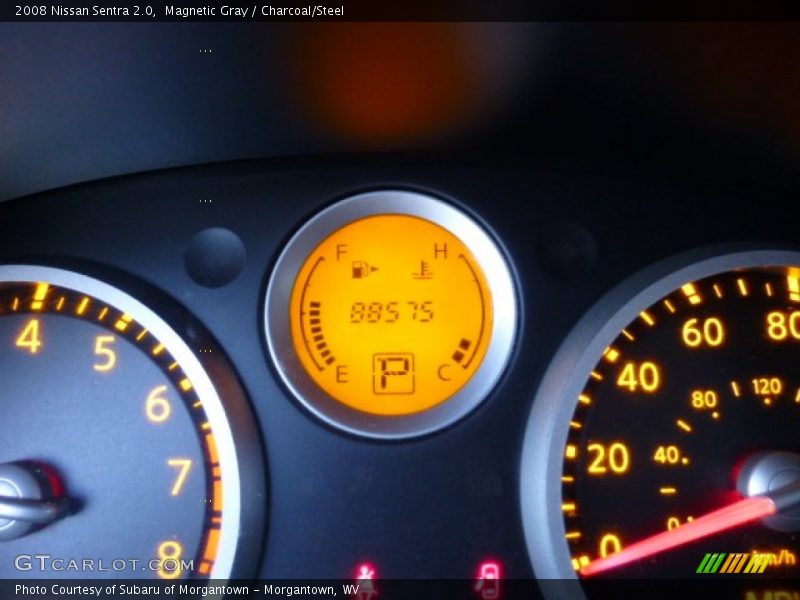 Magnetic Gray / Charcoal/Steel 2008 Nissan Sentra 2.0